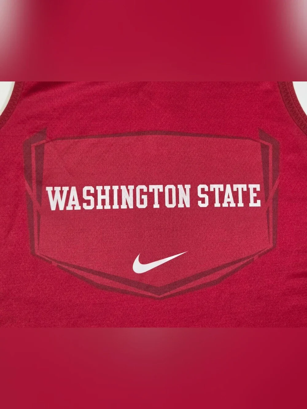 Washington State Nike Basketball Jersey Mens XS Red WSU Cougars #3 Reversible